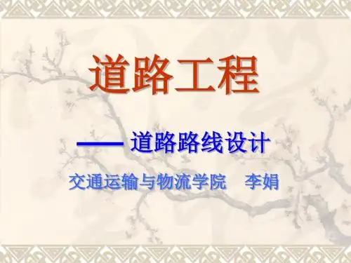 2019最新【道路工程】第三章平面设计物理