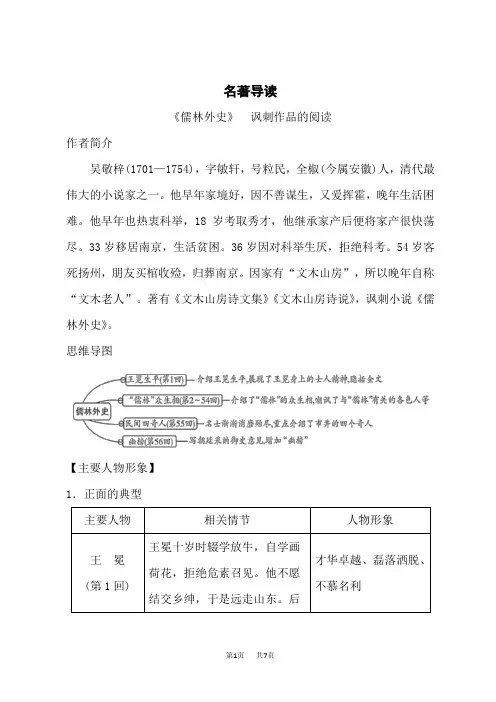 人教部编版九年级语文下册 名著导读 (4)