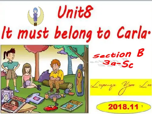 Unit 8 Section B 3a-Self check课件人教版英语九年级全册