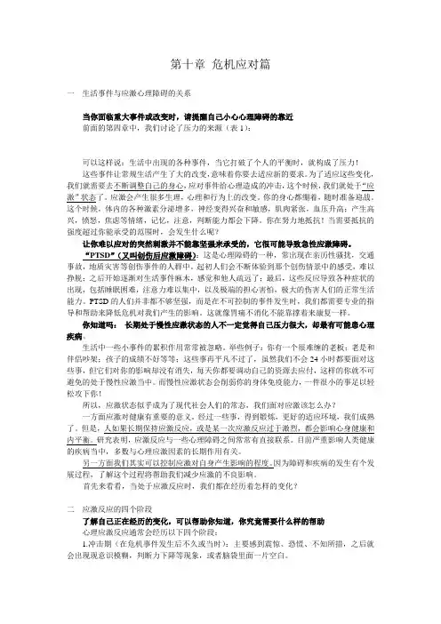 手册-危机干预