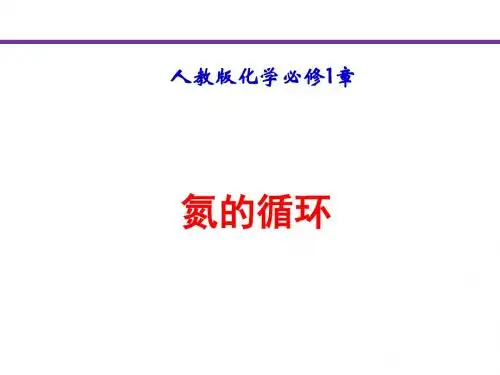 氮的循环ppt16 人教课标版