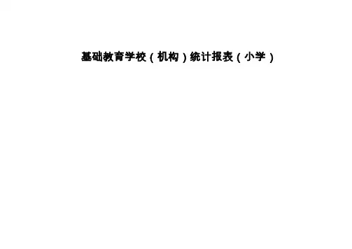 年报表填表说明完整版