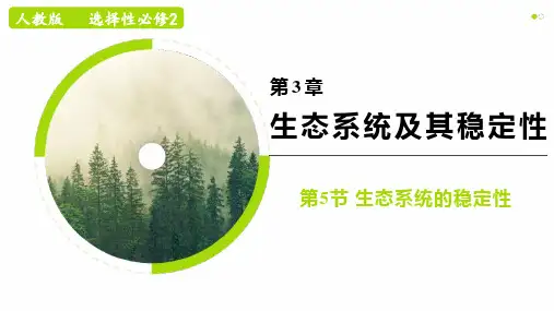 生态系统的稳定性-高二生物课件(人教版2019选择性必修2)