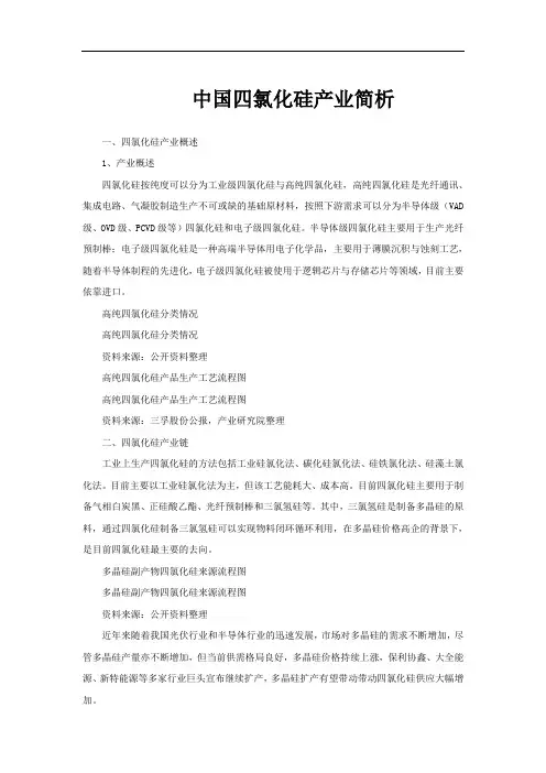 中国四氯化硅产业简析