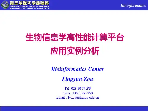 生物信息学分析实例
