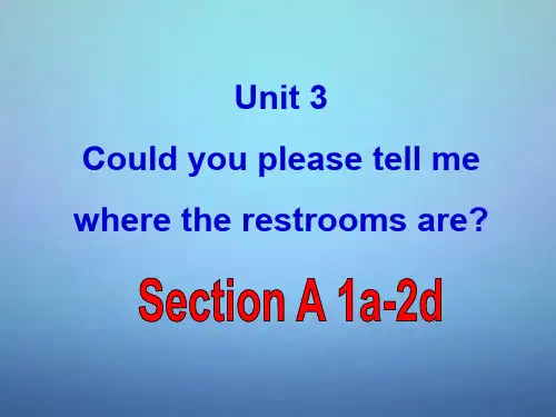 人教新目标版九年级英语全册 Unit 3 Could you please tell me whrooms are 课件1 (新版)
