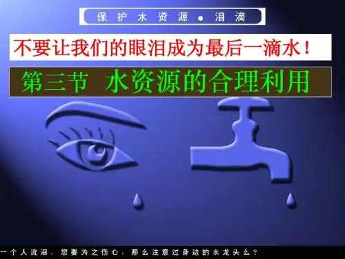 水资源的合理利用ppt
