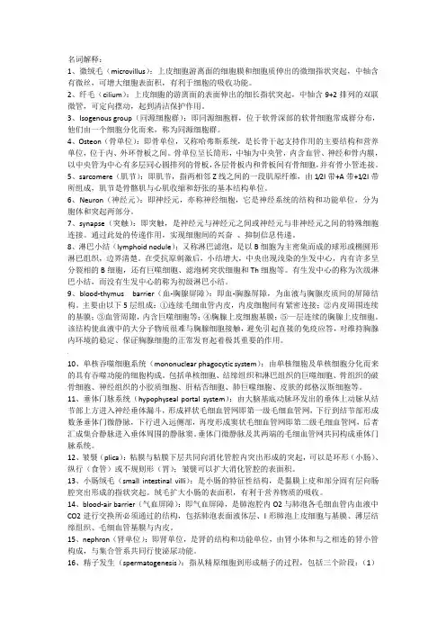 名词解释16496