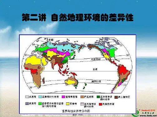 高一地理环境分异(与“分异”相关文档)共9张PPT