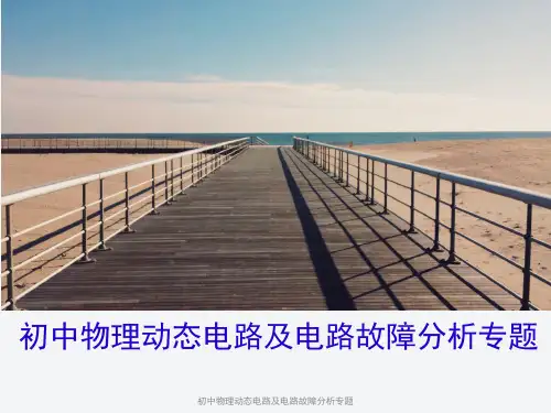 最新初中物理动态电路及电路故障分析专题