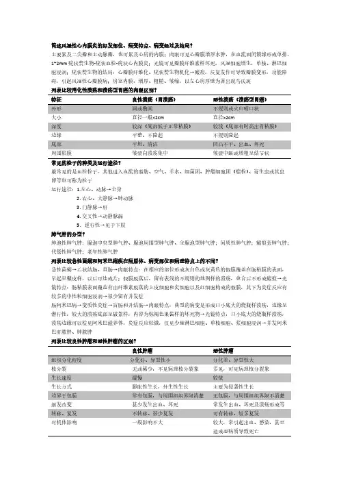 简述风湿性心内膜炎的好发部位
