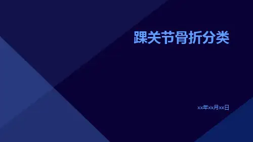 (医学课件)踝关节骨折分类