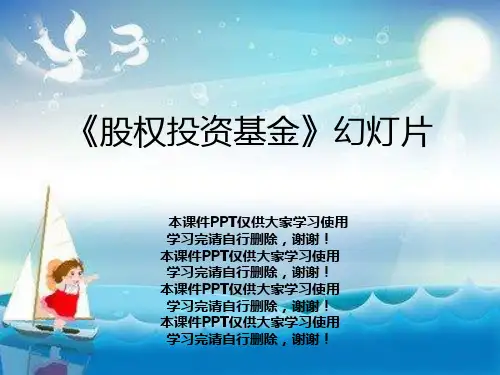 《股权投资基金》幻灯片