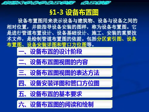 1-3 设备布置图解析