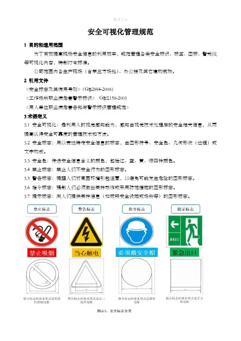 安全可视化管理规范