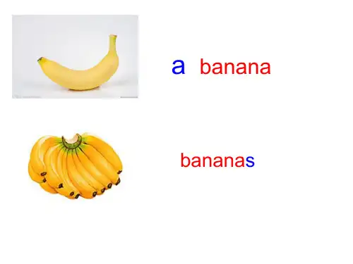 人教版英语七年级上册Unit6DoyoulikebananasSectionA1a1c公开课课件