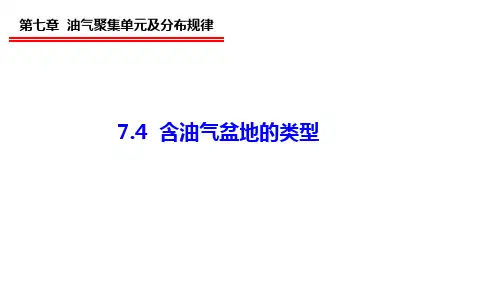 7.4 含油气盆地的类型