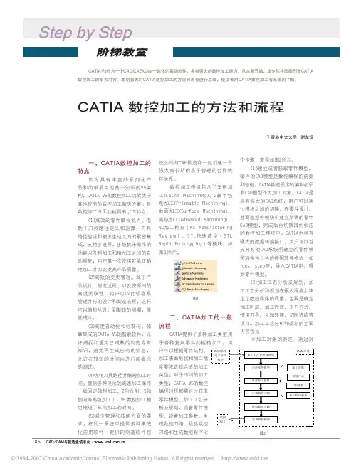CATIA数控加工的方法和流程