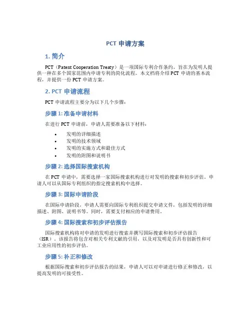 pct申请方案