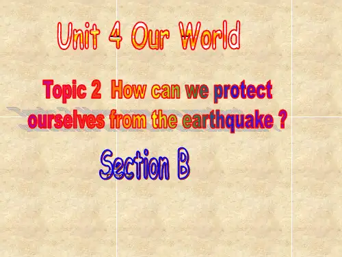 仁爱版八年级英语上册 Unit 4 Topic 2 Section B 课件(共20张PPT)