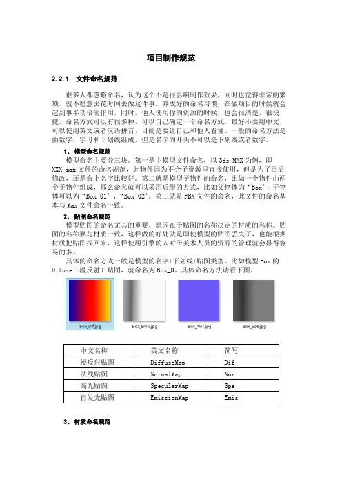 Unity3d项目制作规范