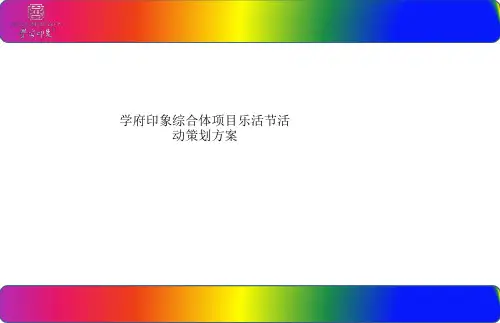 学府印象综合体项目乐活节活动策划方案