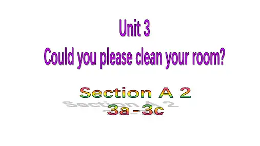 人教版八年级英语下册教学课件-Unit 3-Section A (3a-3c)