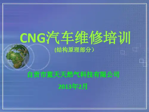 CNG维修从业人员培训资料