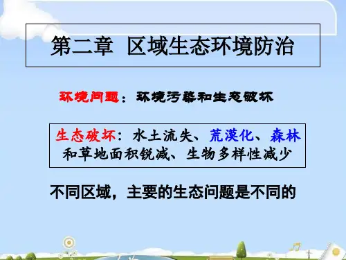 2.1荒漠化的防治 (40张PPT)
