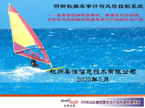 明御数据库审计和风险控制系统-文档资料