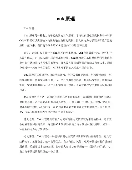 cuk原理