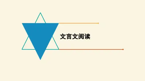 中考语文文言文阅读ppt课件