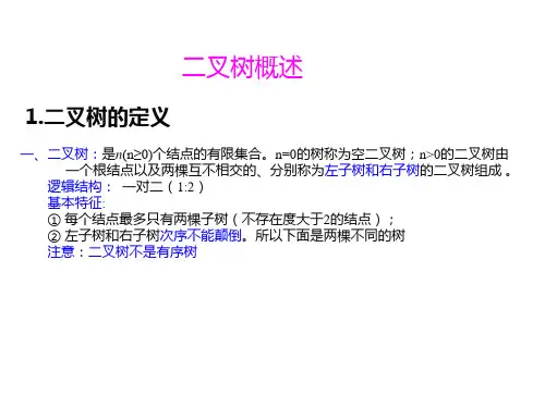 二叉树概述