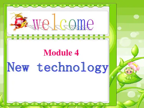 八年级英语下册_Module4_Unit1课件_外研版