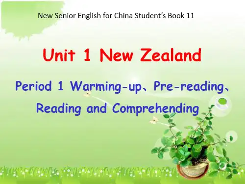 人教英语选修11Unit1Warming up and  reading课件 (3)