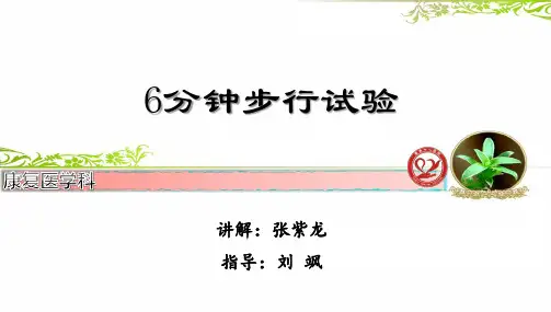 6分钟步行试验