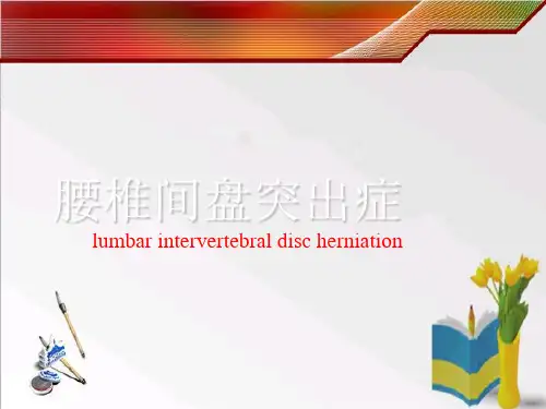 腰椎间盘突出康复  ppt课件