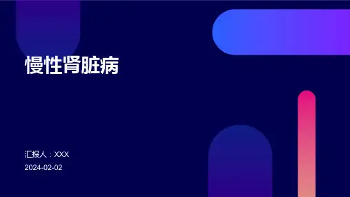 慢性肾脏病演示课件