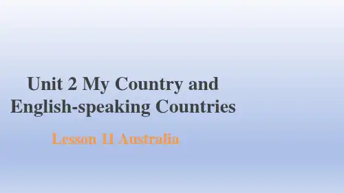 Unit2Lesson11Austrilia(课件)冀教版英语五年级上册