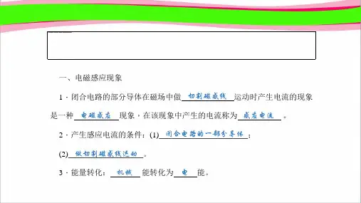 18电磁感应现象及其应用 公开课一等奖课件