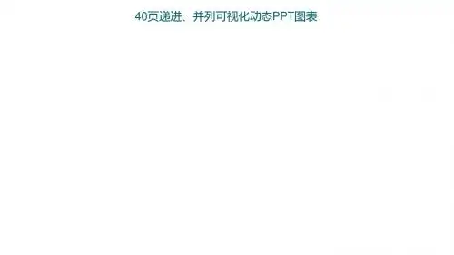 并列扩散分析可视化PPT图表模版