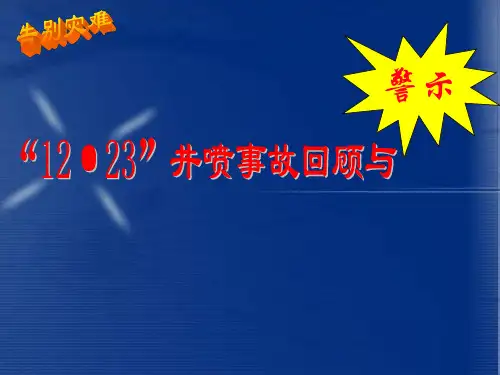 “12.23井喷事故”
