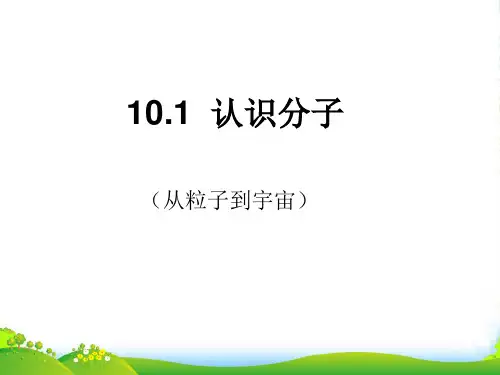 新沪粤版物理八年级下册课件：《10.1认识分子》(共23张PPT)