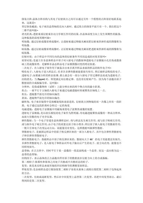 倒易点阵