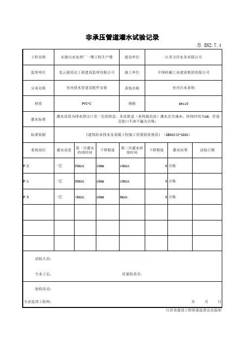 SN2.7.4_1非承压管道灌水记录