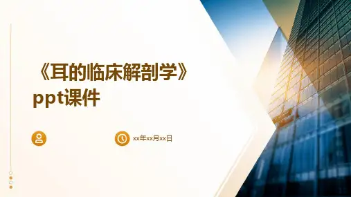 《耳的临床解剖学》课件