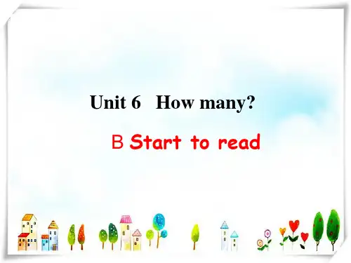 2024年人教版PEP小学英语三年级下册Unit6BStarttoread课件