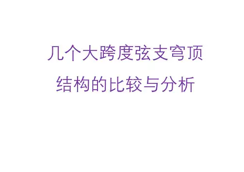 几个大跨度弦支穹顶结构的比较与分析