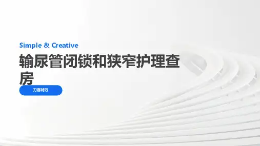 输尿管闭锁和狭窄护理查房