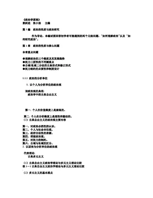 政治学原理